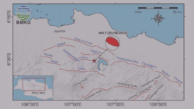 
					Gempa Jawa Barat Meningkat: Karawang Diguncang M4,7!