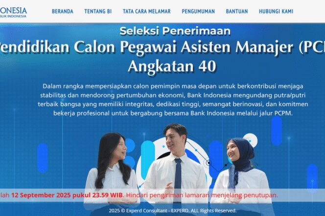 
					Peluang Emas! PCPM Bank Indonesia Buka Lowongan: Syarat & Link Daftar