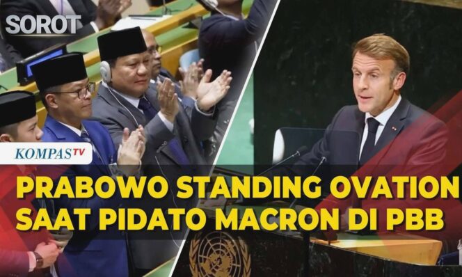 
					Prabowo Tepuk Tangan, Prancis Akui Palestina di PBB?