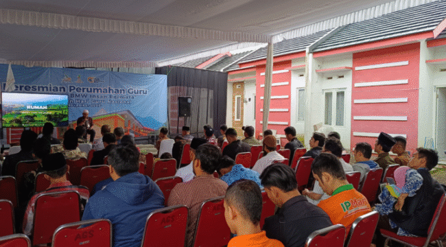 Perumahan Guru BMW Insan Permata di Malang Diresmikan