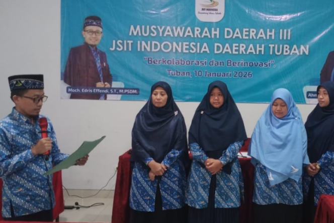 
					Umi Wahidah Terpilih Pimpin JSIT Tuban, Ini Susunan Pengurus Baru Hasil Musda III