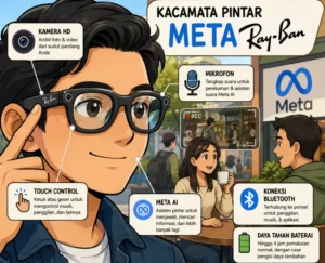 Mata Ketiga di Ruang Publik: Dilema Kacamata Pintar Meta Ray-Ban dan Bayang-Bayang Privasi