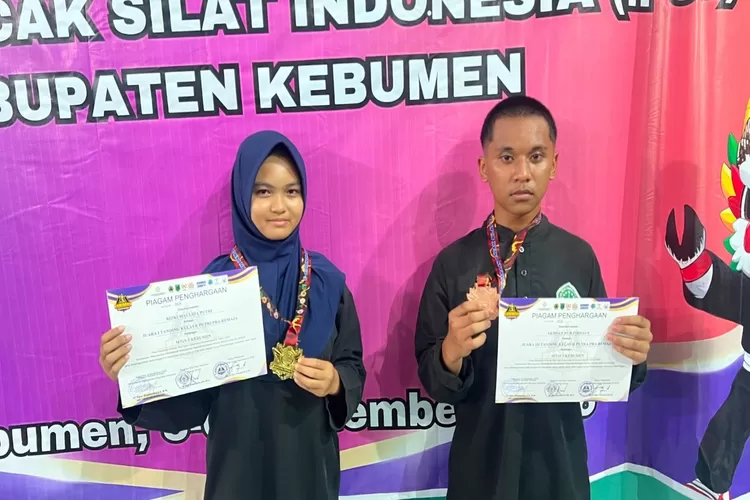 Dua Pesilat MTsN 5 Kebumen Gebrak Kabumian Open Championship 3, Raih Juara 1 dan 3!