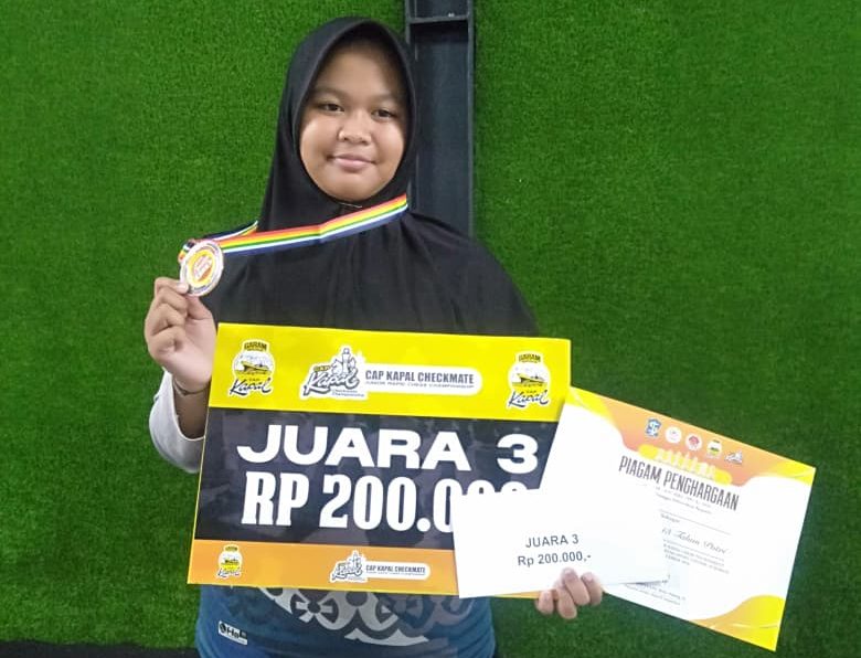 Kisah Inspiratif Apsara Putri Pertiwi: Siswi MTs Muga Bojonegoro Raih Juara 3 Catur Jatim