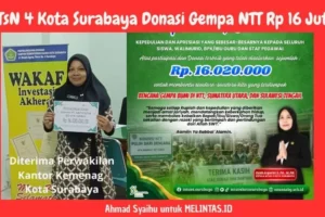 Menggugah Hati! MTsN 4 Surabaya Kumpulkan Donasi Rp16 Juta Lebih dalam Seminggu untuk Korban Gempa Bumi