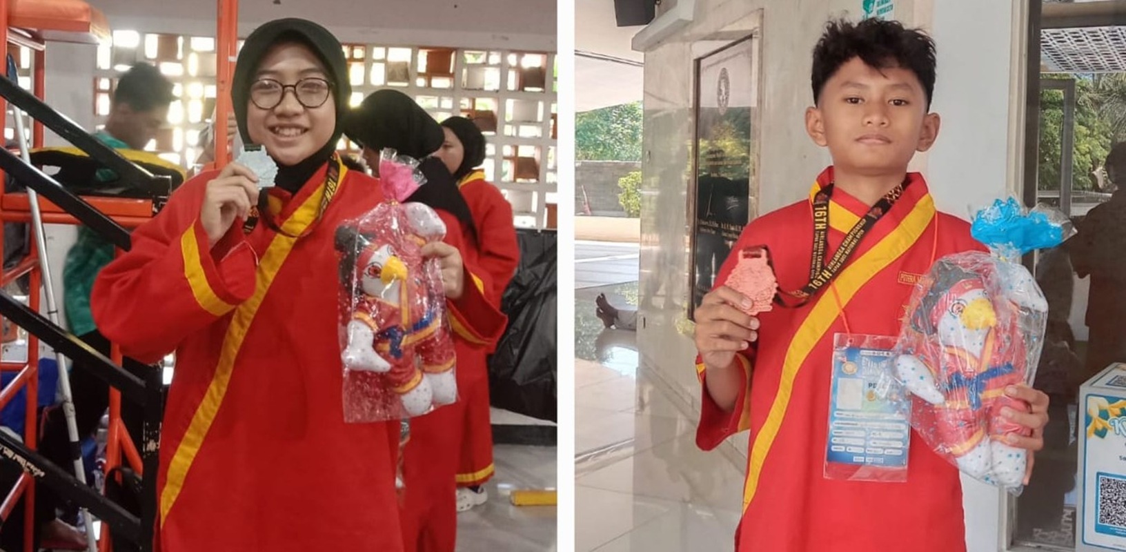 Semangat Juang Dua Siswa Spemdalas GKB Gresik Ukir Prestasi di Kejuaraan Nasional Tapak Suci