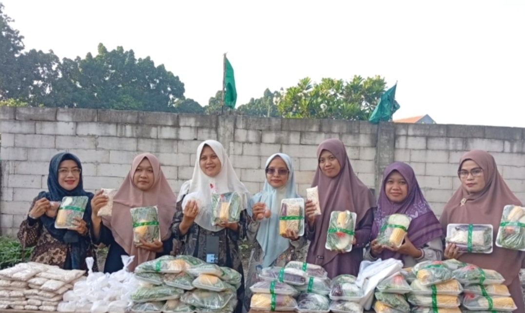 Aisyiyah Krian Selaraskan Pendidikan Spiritual dan Sosial Lewat Dakwah Berbagi Sayur Mayur