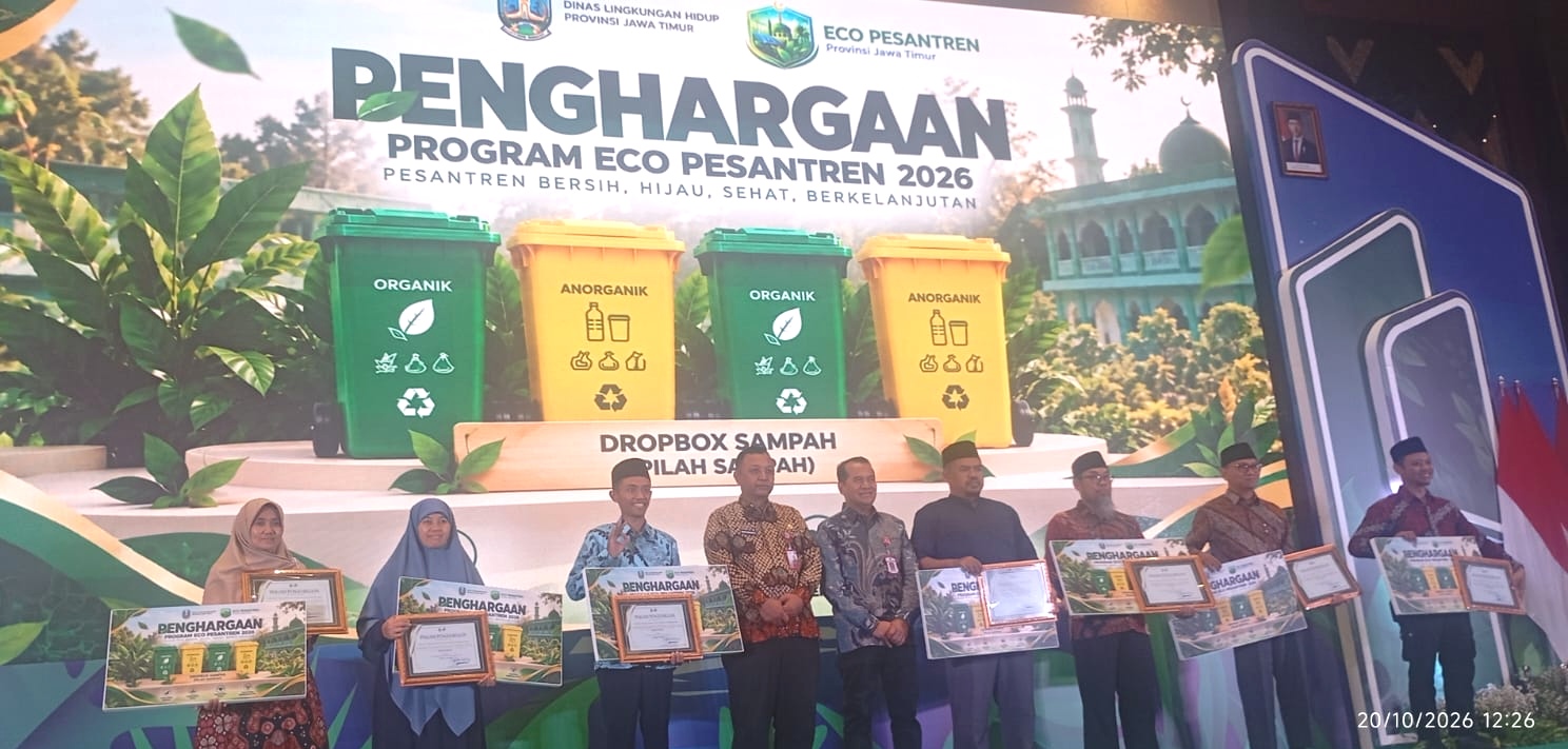 Integrasi Fikih Lingkungan: eLKISI Raih Juara Eco Pesantren Jatim Berkat Pendidikan Santri Peduli Alam