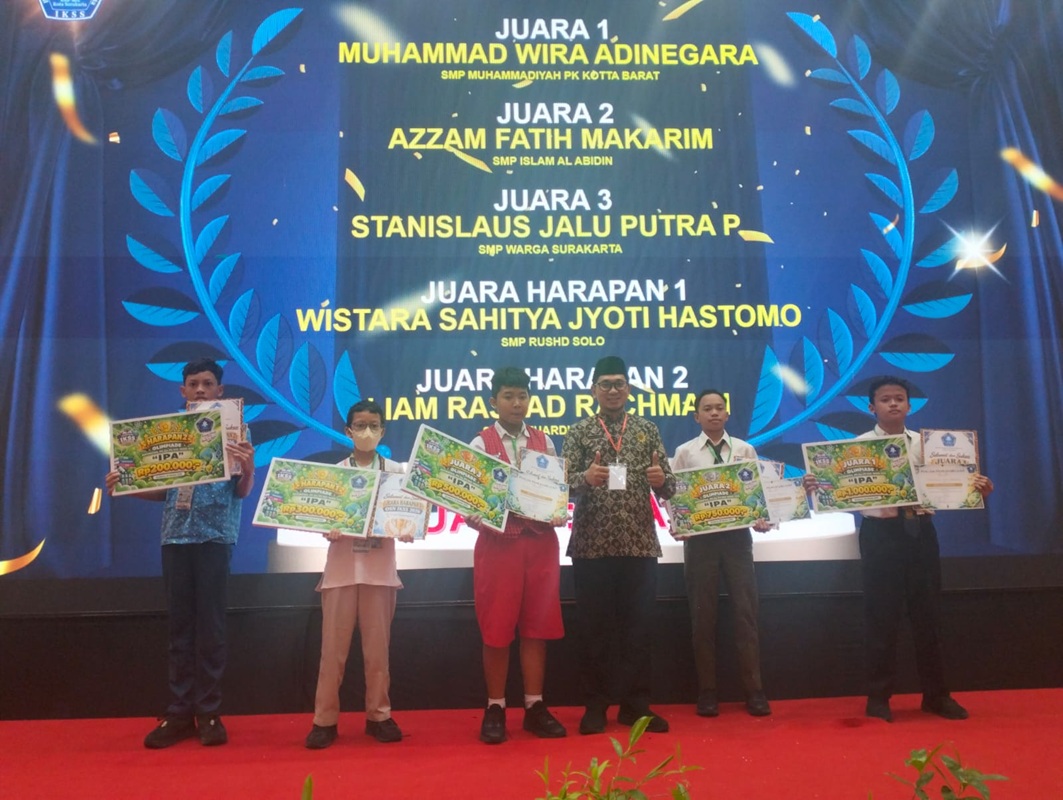 Kisah Inspiratif Muhammad Wira: Siswa SMP Muhammadiyah PK Kottabarat Borong Tiga Juara Olimpiade Sains dalam Dua Pekan