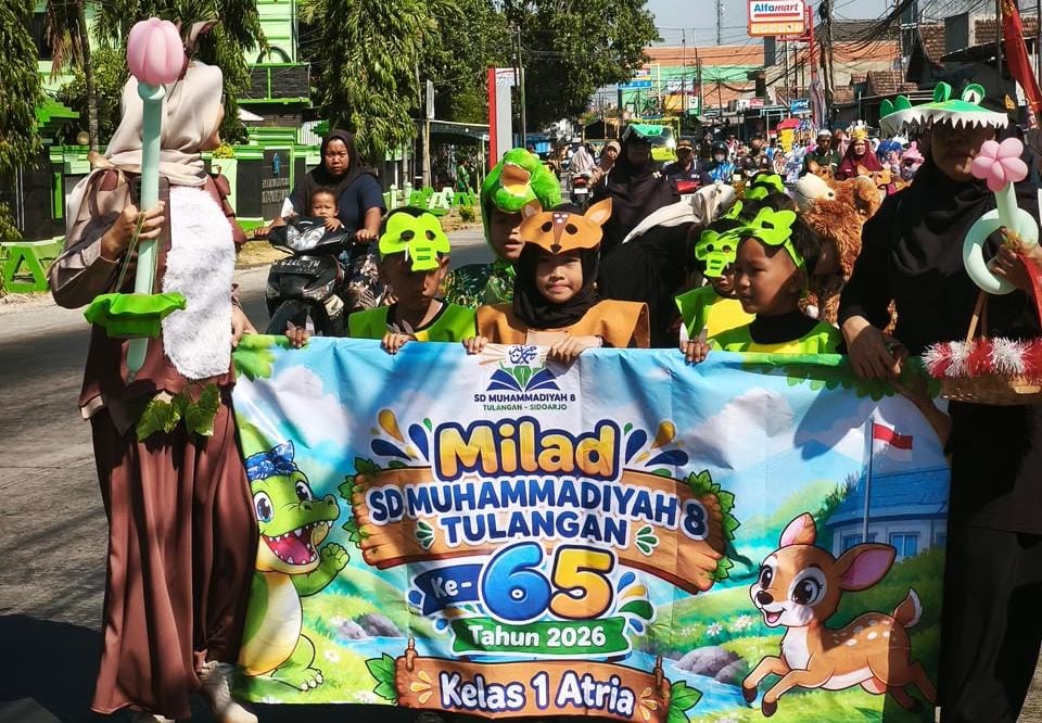 Merayakan 65 Tahun Perjalanan Pendidikan, SD Muhdelta Gelar Karnaval Imajinatif dan Family Day Penuh Kebersamaan
