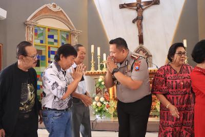 Mimbar Keselamatan di Tuban: Kapolresta Ajak Jemaat Gereja Bentengi Diri dari Narkoba dan Laka Lantas