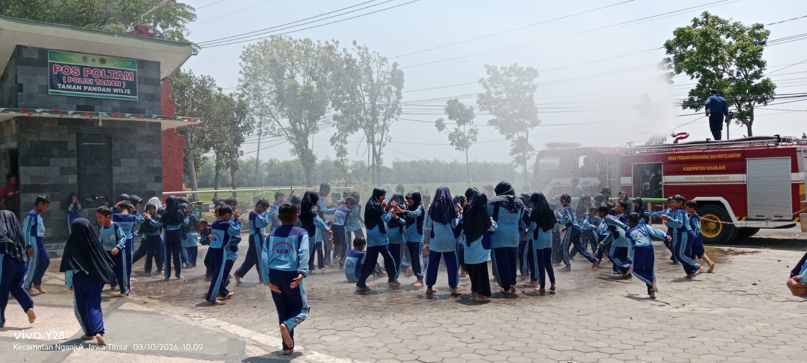 SD Muhammadiyah Nganjuk Bekali Siswa Keterampilan Hadapi Kebakaran